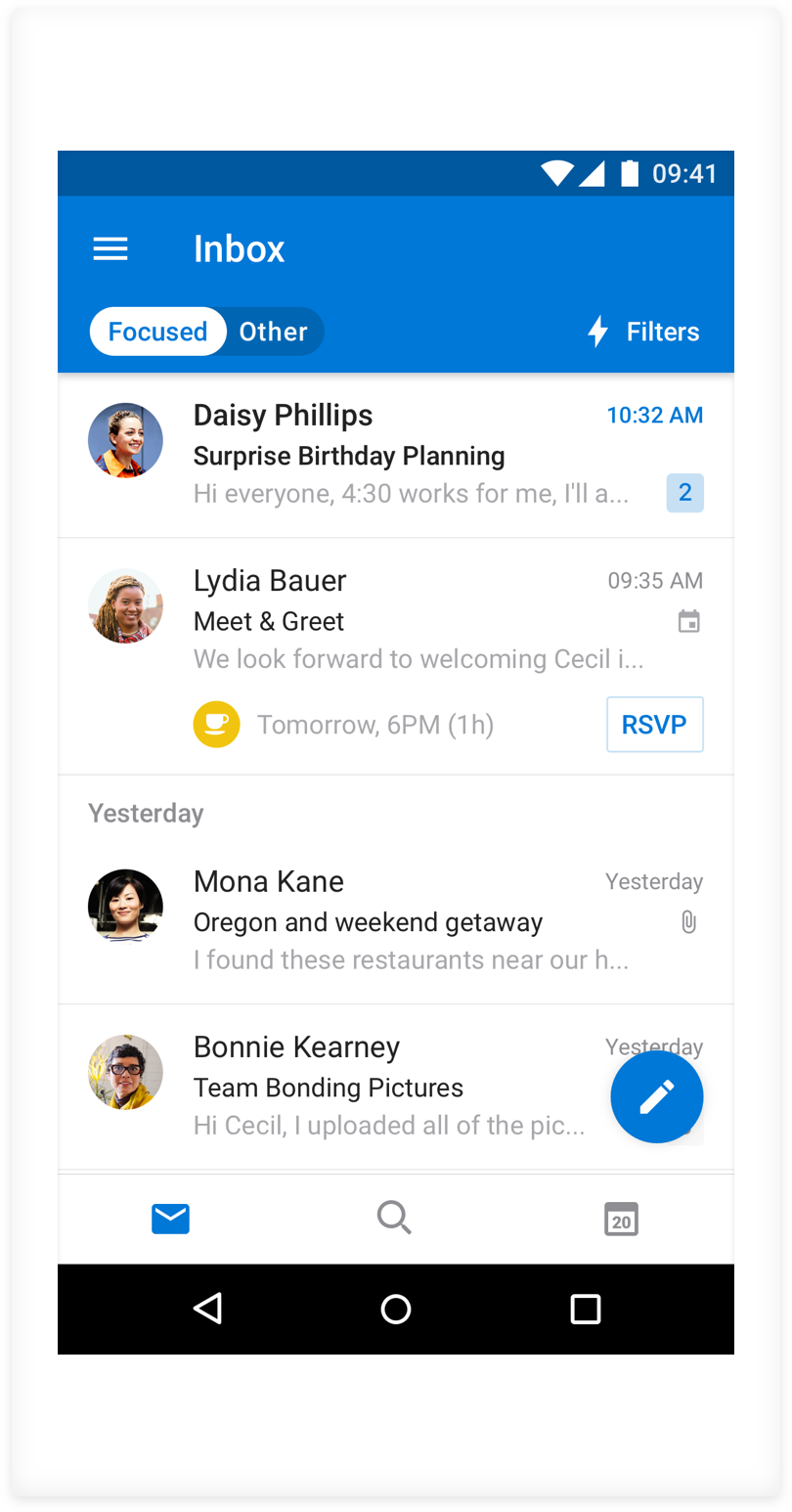 Outlook on Android